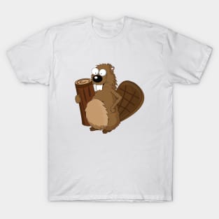 Cute Cartoon Beaver T-Shirt